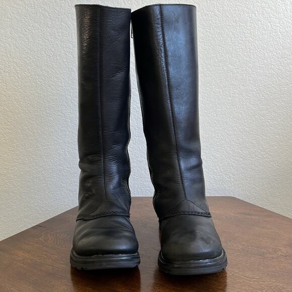 Sorel Scotia Waterproof Tall Leather Boots Black Size 6 - Picture 9 of 9